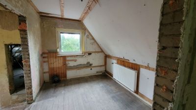 Dachgeschoss vor der Sanierung