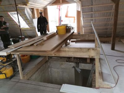 Bauphase Ausbau Dachgeschoss