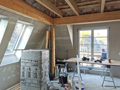 Bauphase Dachgeschoss