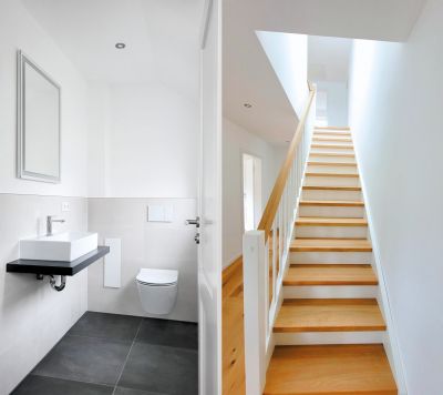 Gäste WC und Treppe