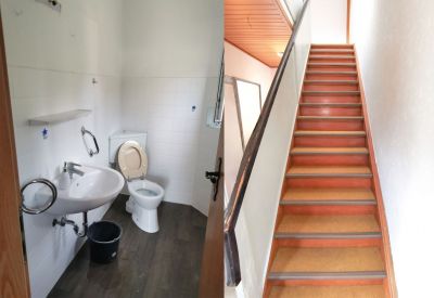 WC und Treppe